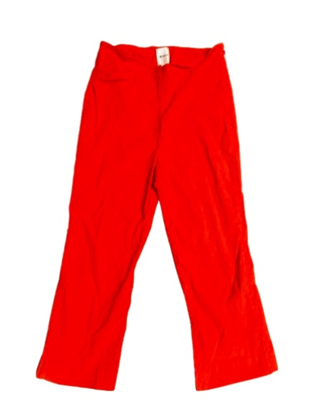 Maeve Vibrant High Waist Orange Wide-Leg Trousers